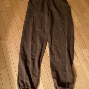 Brown brandy melville sweatpants